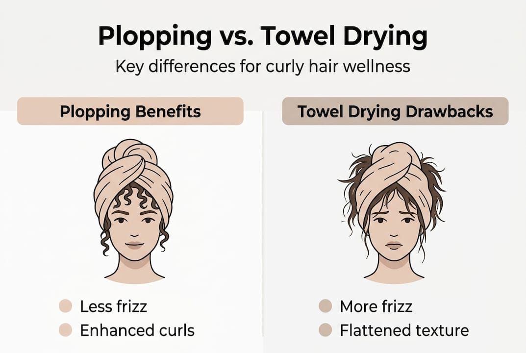 Enhance Curls and Waves: The Hair Plopping Method