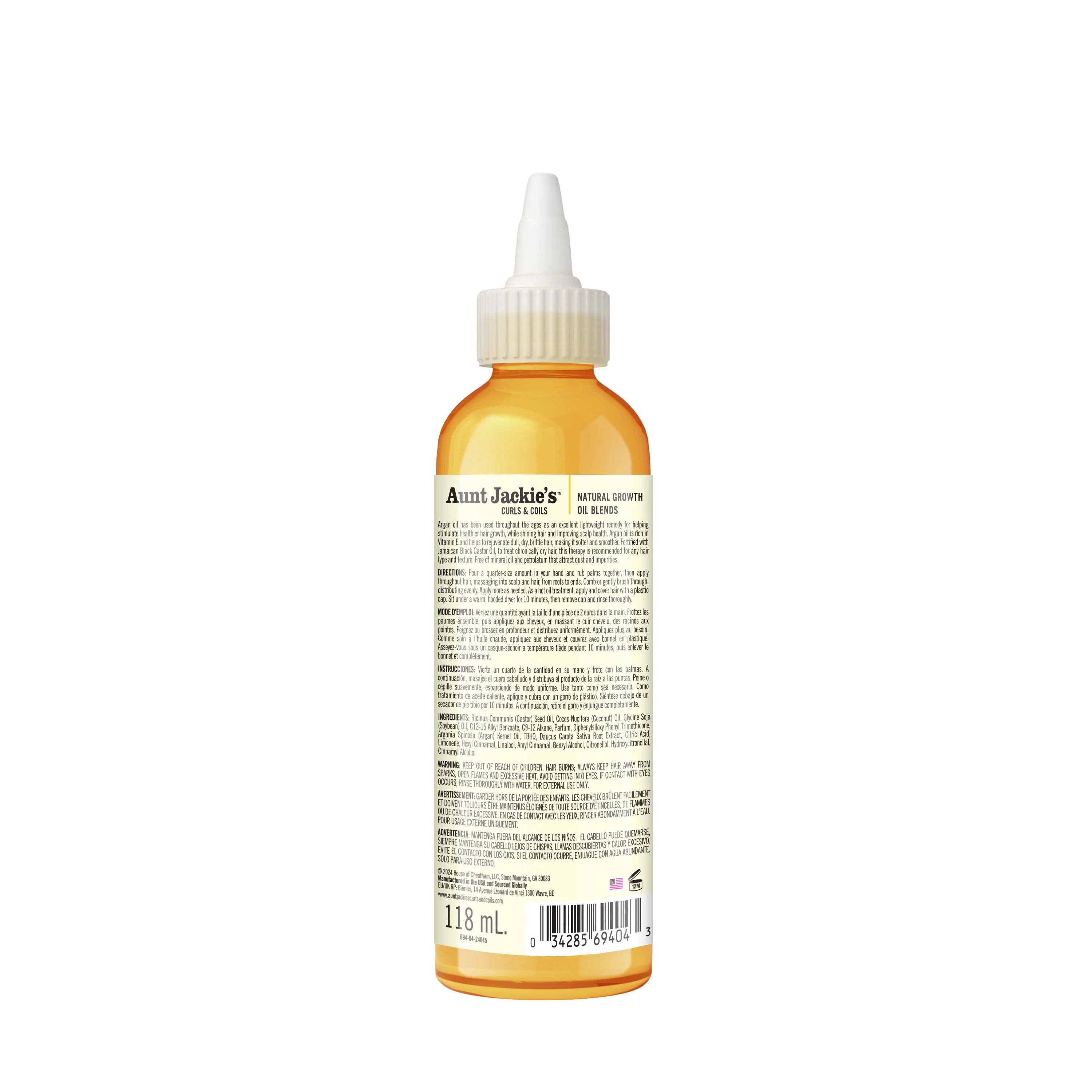 Aunt Jackie's Repair My Hair - Argan Natural Growth Oil Blend 118ml