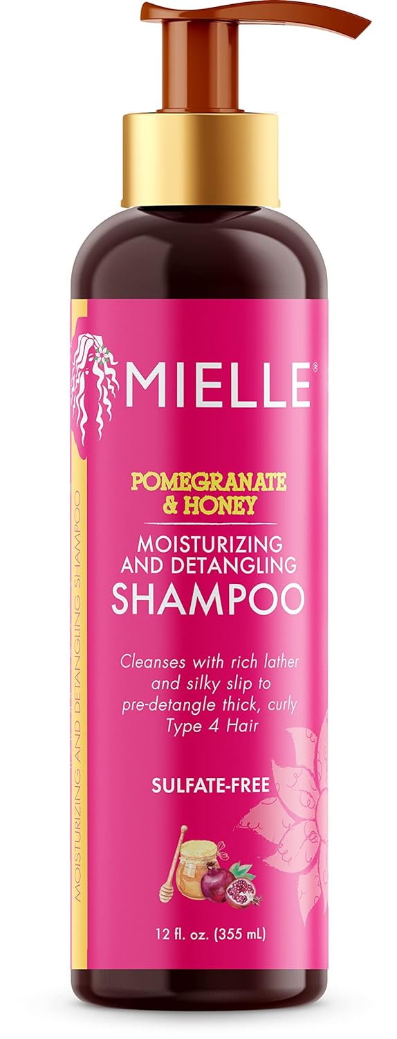 Mielle Organics Babassu & Mint Deep Conditioner with Pomegranate & Honey Shampoo Bundle