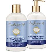 Shea Moisture Manuka Honey & Yogurt Hydrate & Repair Shampoo &Conditioner Bundle