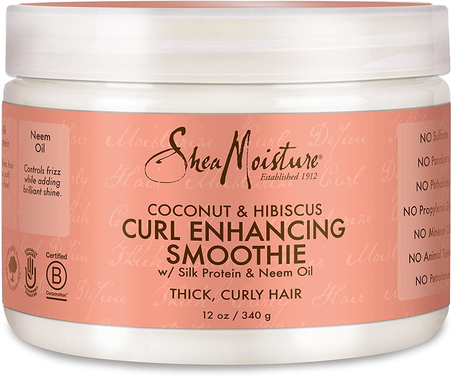 Shea Moisture Coconut & Hibiscus Curl Enhancing Smoothie 340g