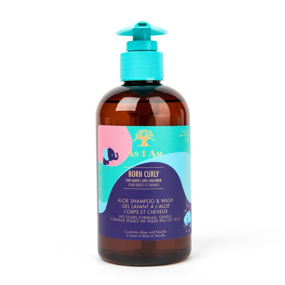 AS I AM Born Curly Aloe Shampoo and Wash 240ml