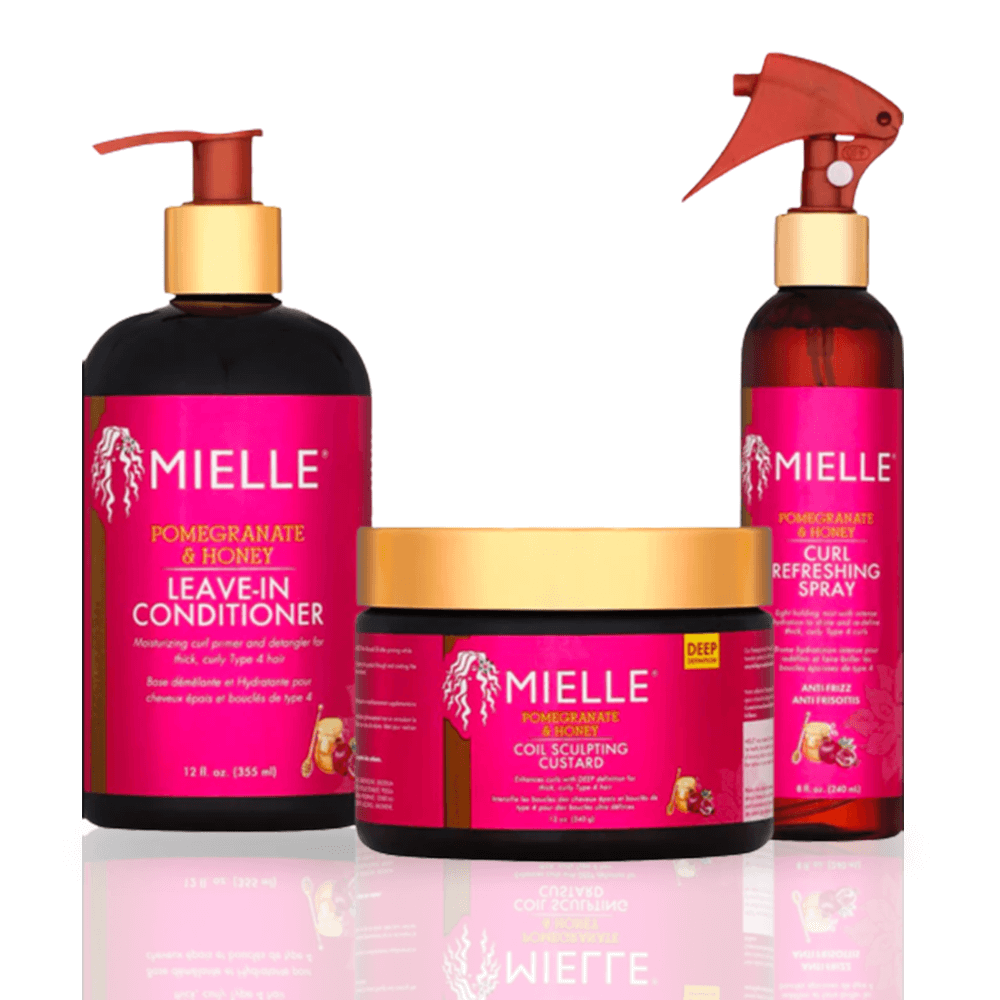 Mielle Pomegranate & Honey Curl Care Bundle