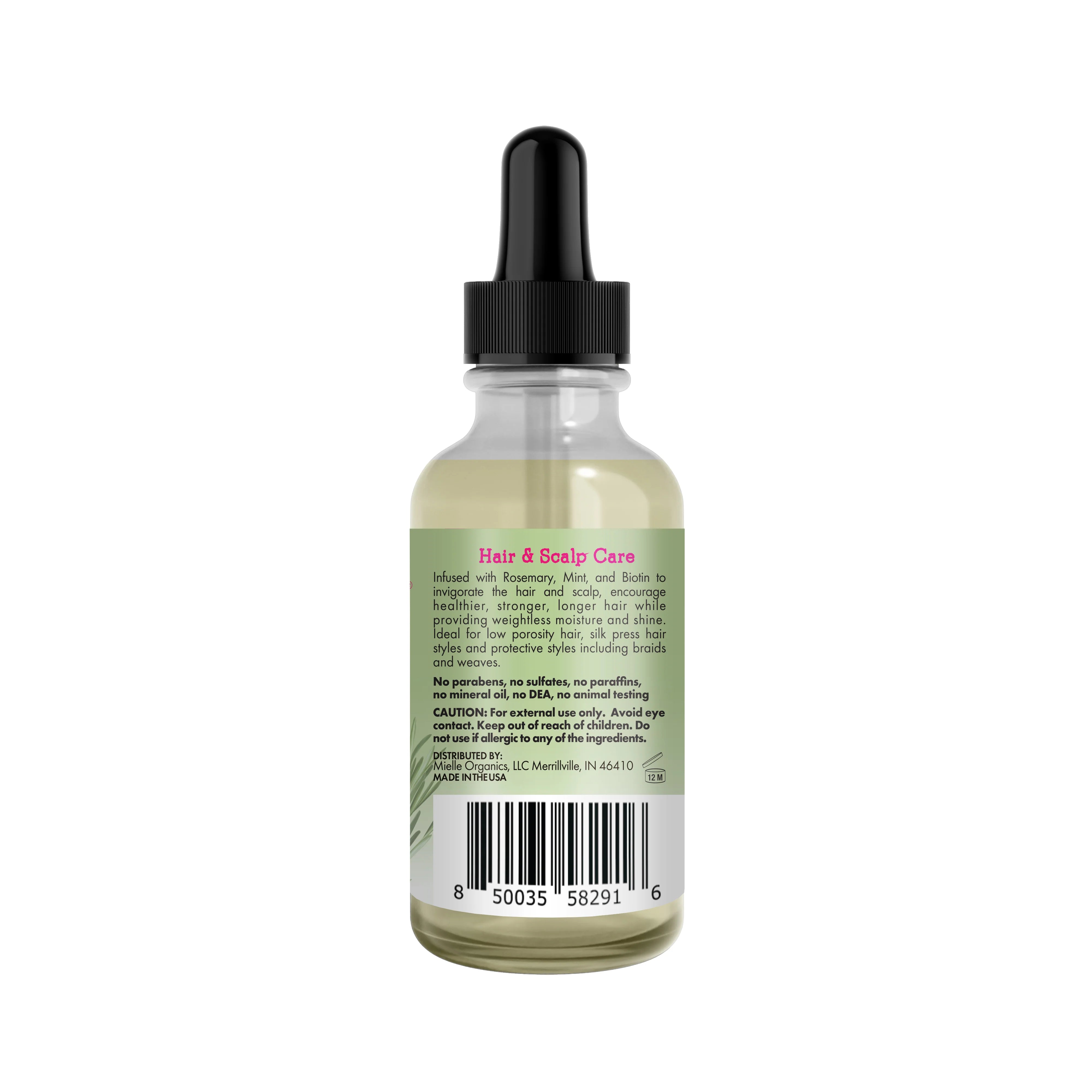 Mielle Rosemary Mint LIGHT Scalp & Hair Strengthening Oil 59ml