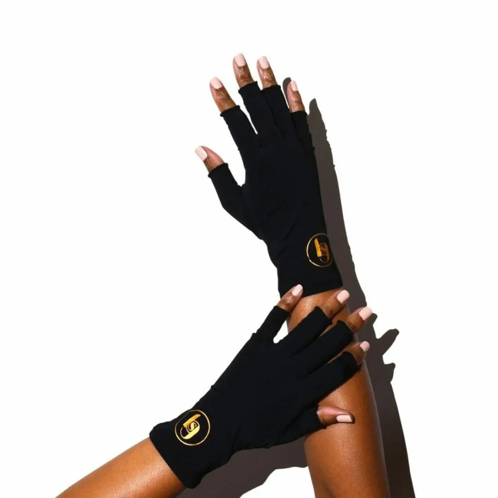 Black Girl Sunscreen Sun Shield UPF 50 Gloves