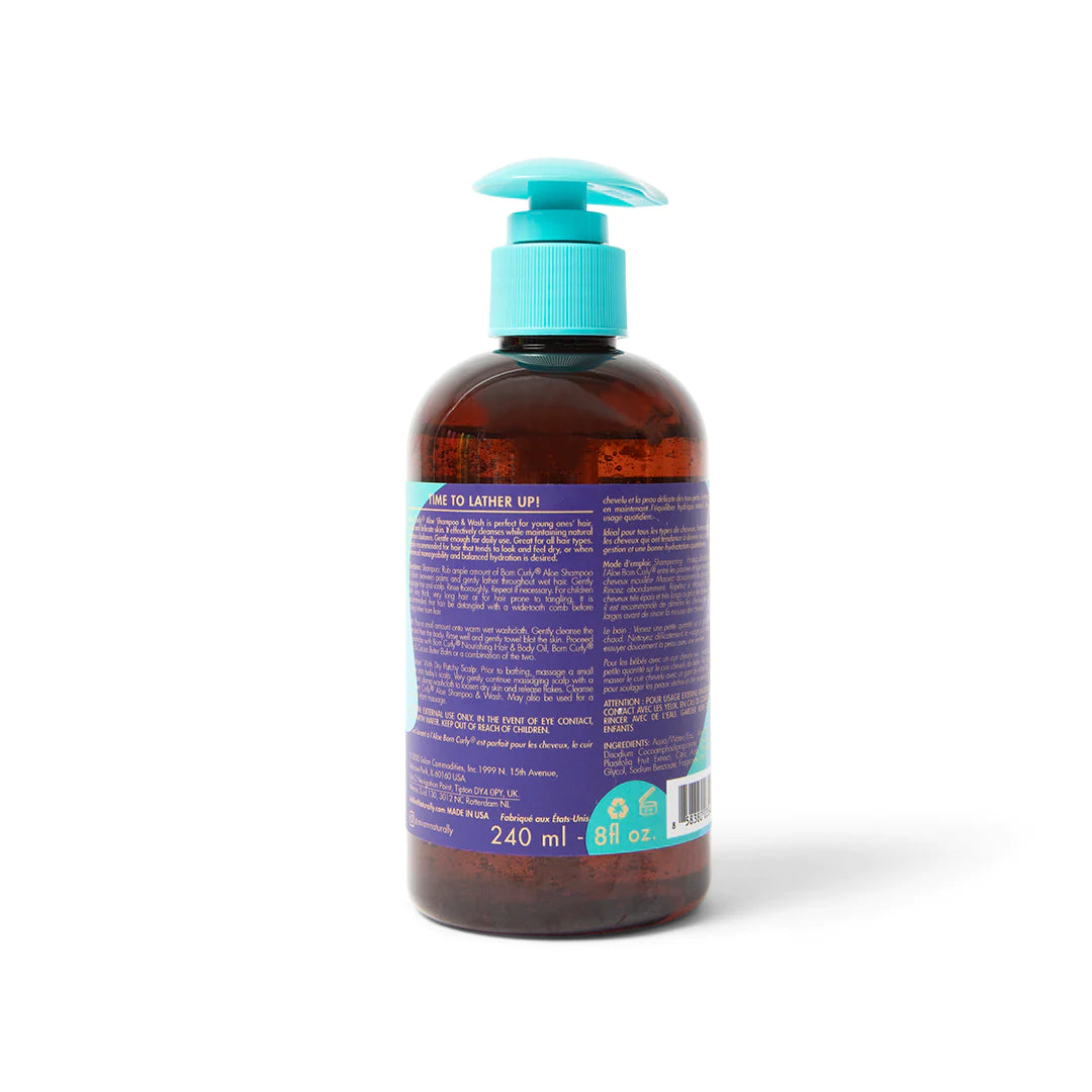 AS I AM Born Curly Aloe Shampoo and Wash 240ml