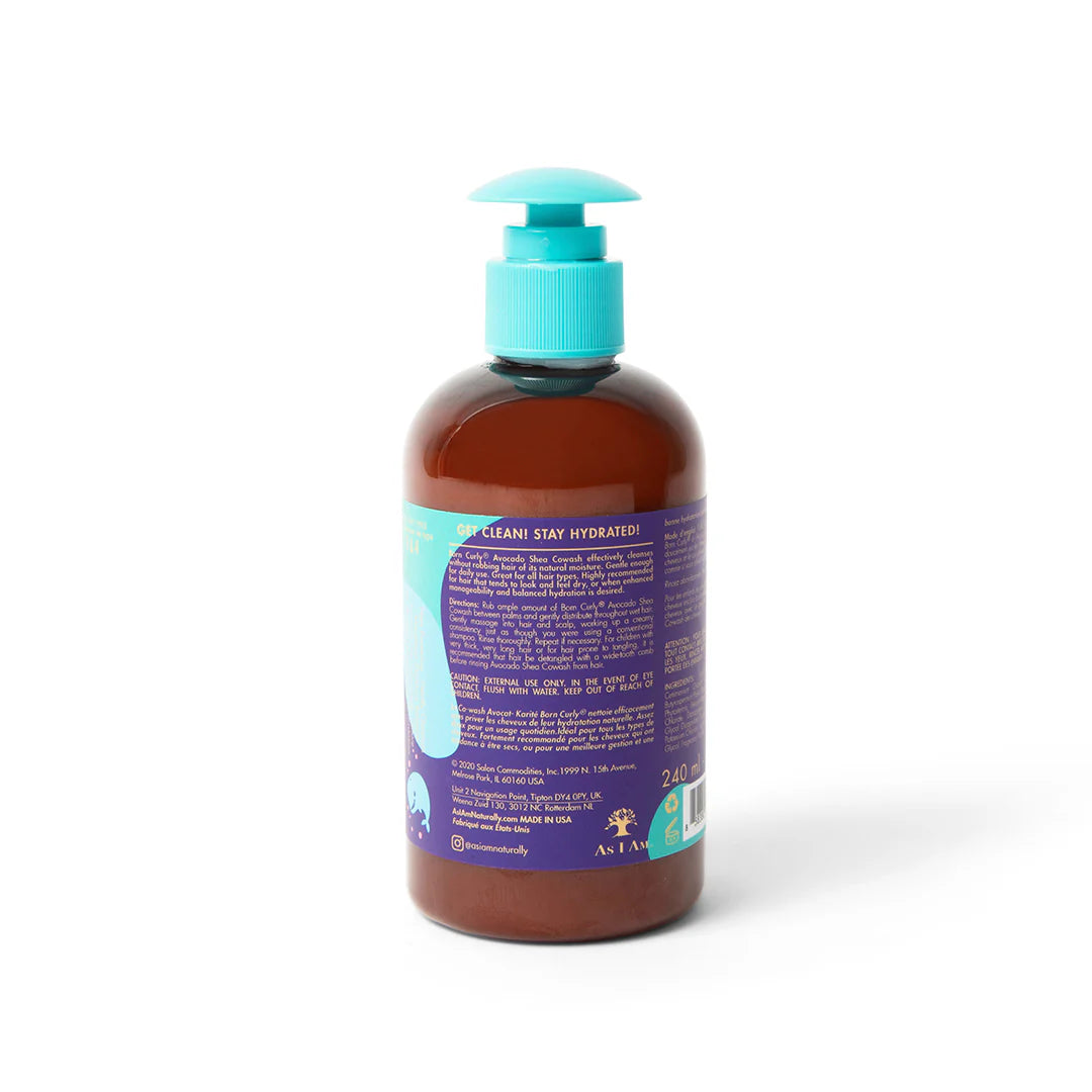 AS I AM Born Curly Avocado Shea Cowash 240ml