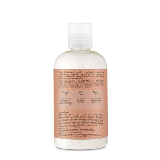 Shea Moisture Coconut & Hibiscus Curl & Shine Conditioner 384ml