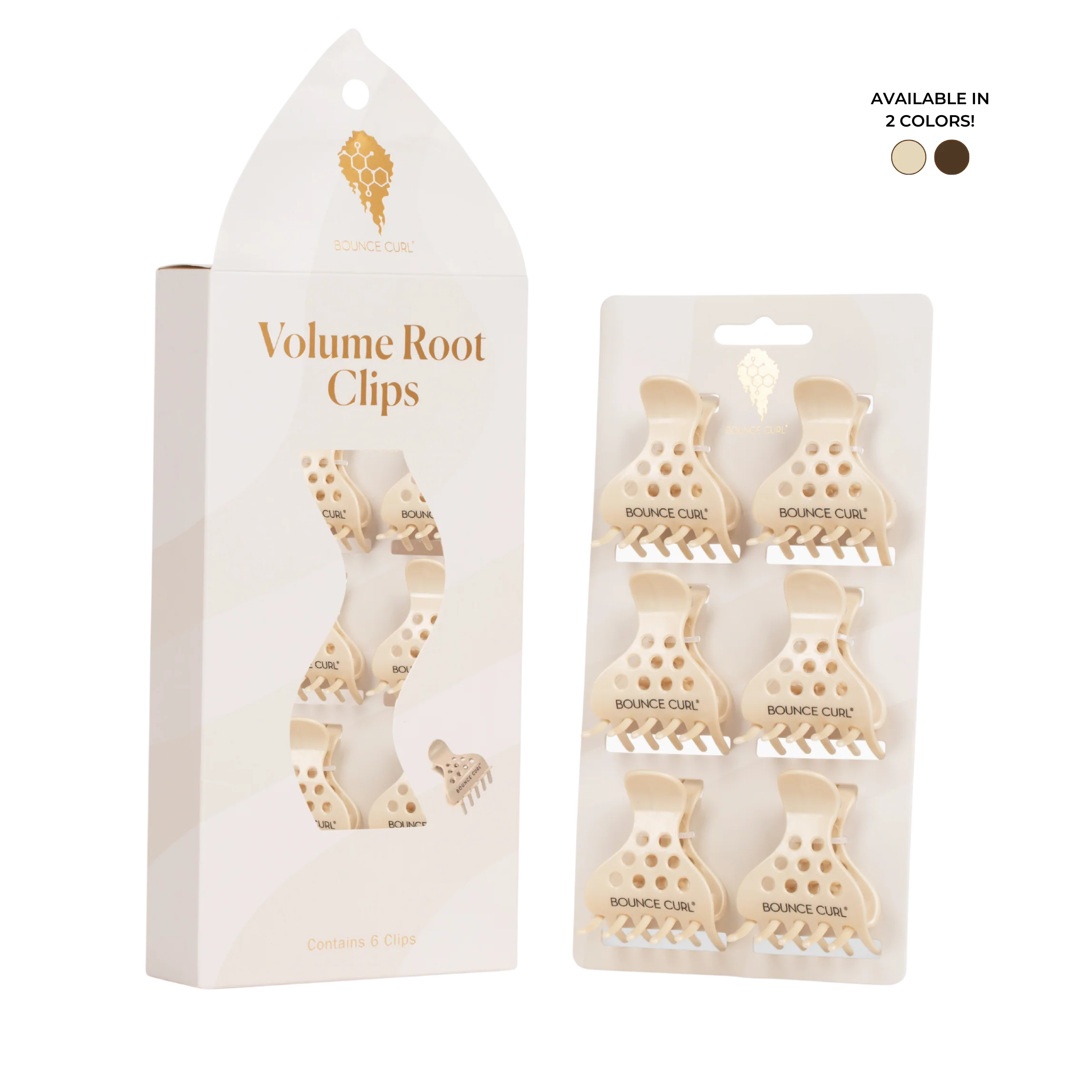 Bounce Curl Volume Root Clips 6pcs